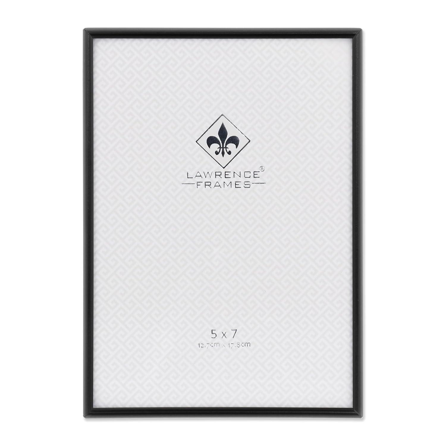 Lawrence Frames Metal Picture Frame, Black