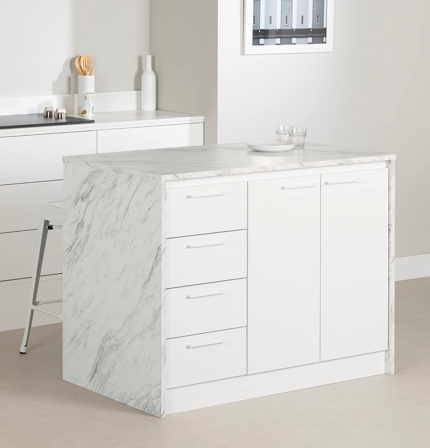 Myro Kitchen Island Faux - South Shore