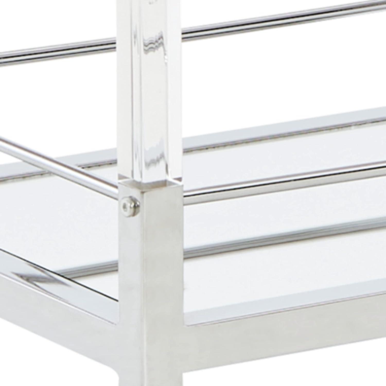 Mercer41 Acrylic, Metal Bar Cart