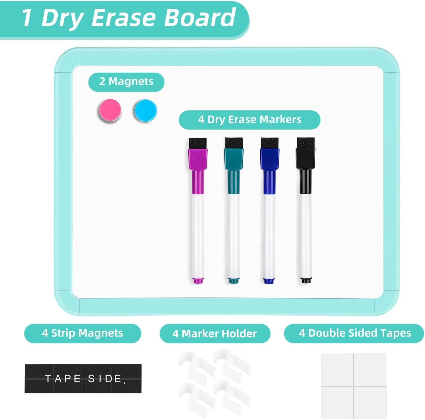 VUSIGN Small Dry Erase Whiteboard, 8.5 x 11 Inches White Board for Kids, Students, Fridge, Locker, Mini Dry Erase Board