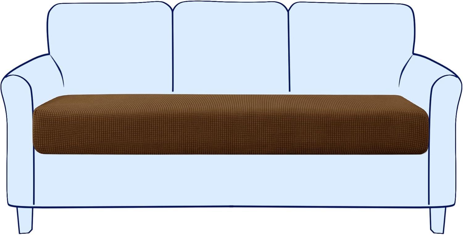 Stretch Sofa Seat Cushion Cover Couch Covers Furniture Protector (Sofa, Coffee)