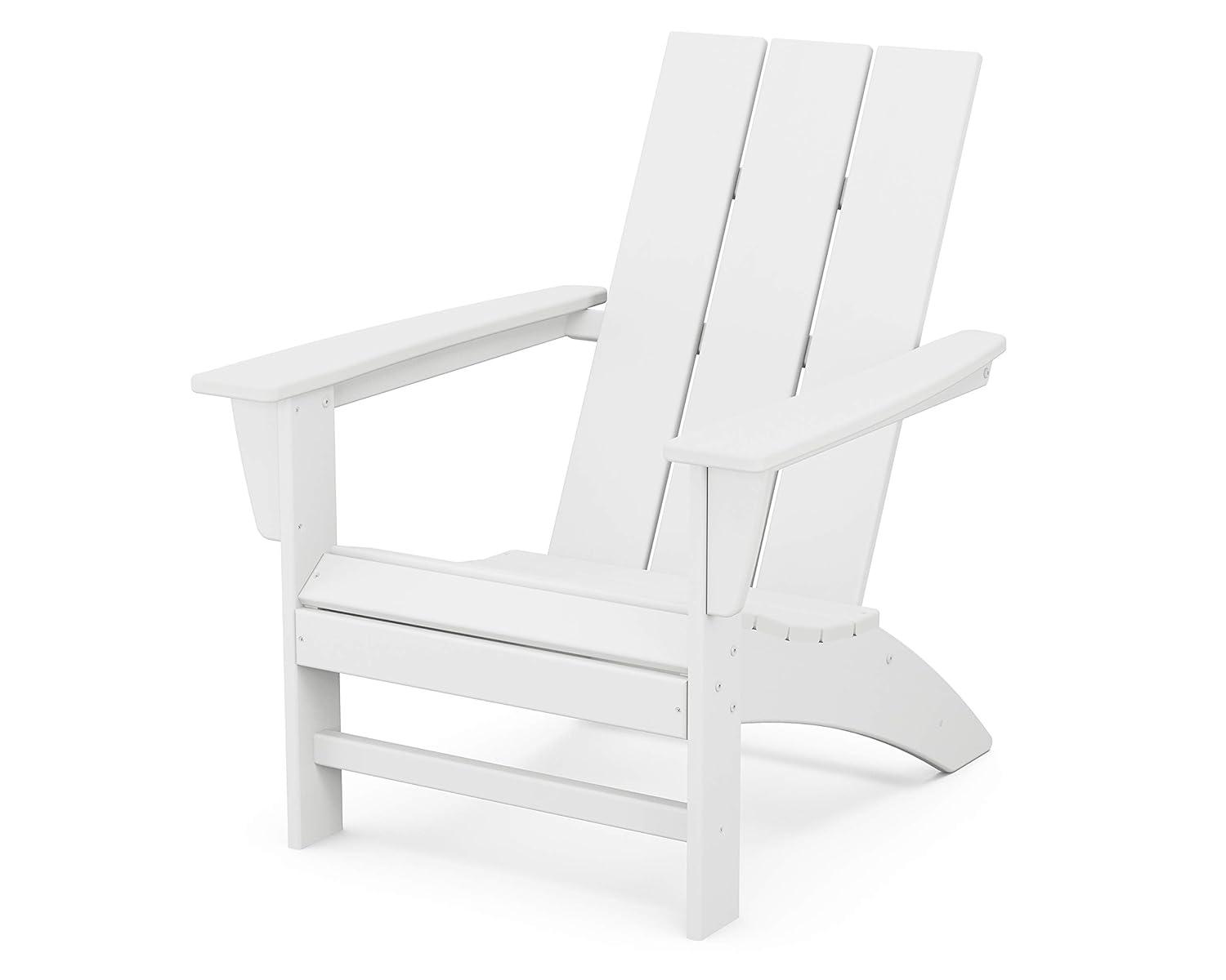 Modern Adirondack High-Density Polyethylene (HDPE) Outdoor Adirondack Chair