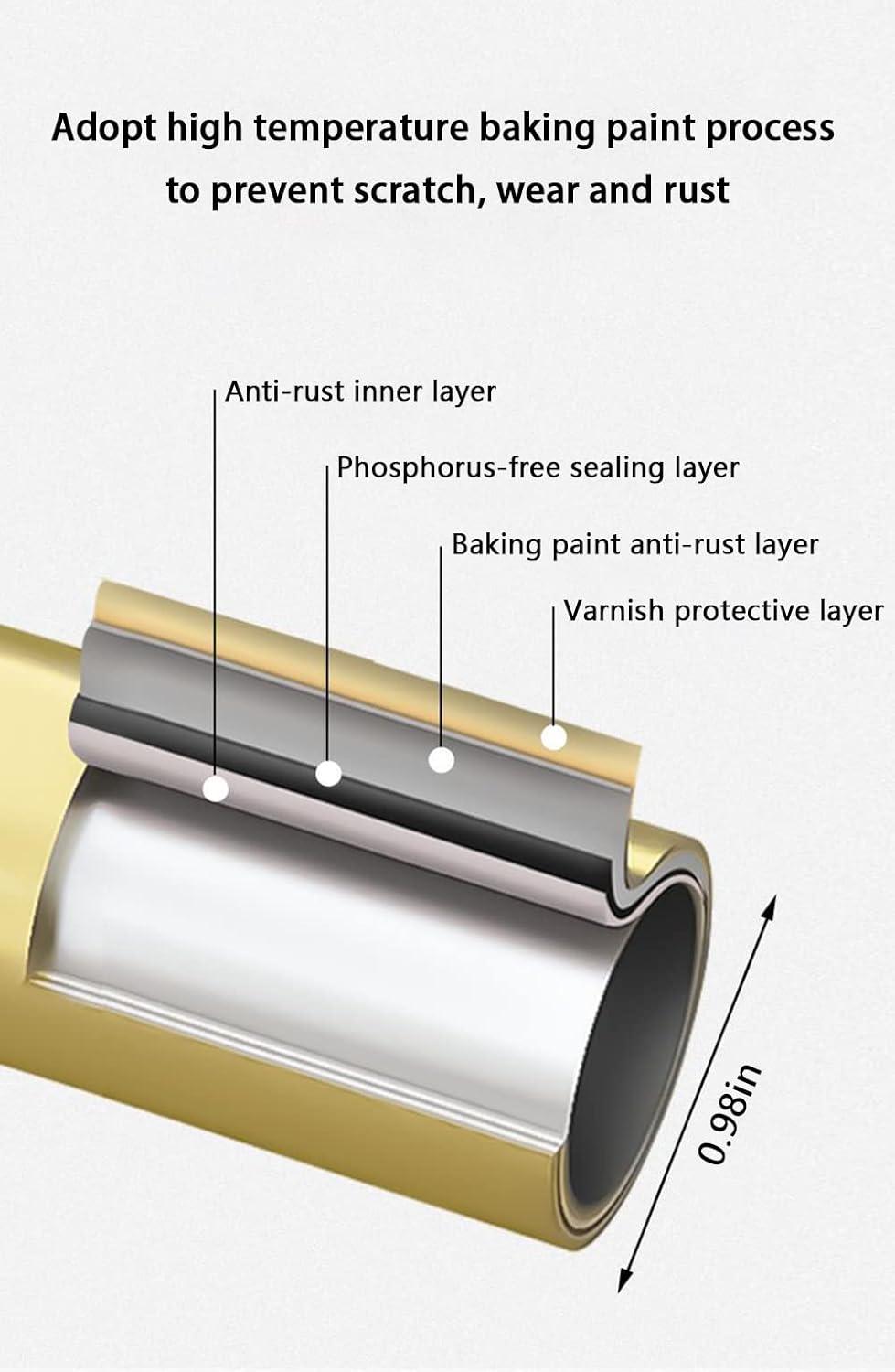 Gold Clothing Garment Rack with Marble Base and Tray, Modern Minimalist Hanging Clothes Rack, for Coats, Hats, Scarves and Handbags of Entryway, Hallway, Bedroom, Office（Golden）