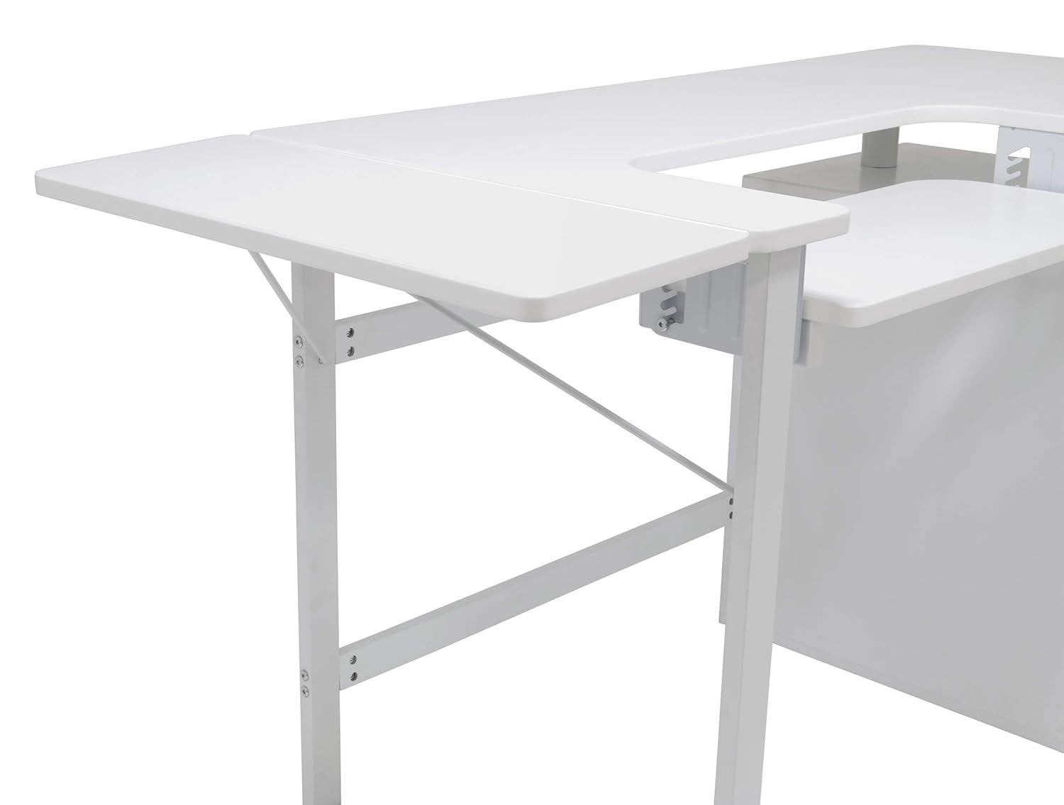 56.75'' x 23.75'' Sewing Table with Sewing Machine Platform