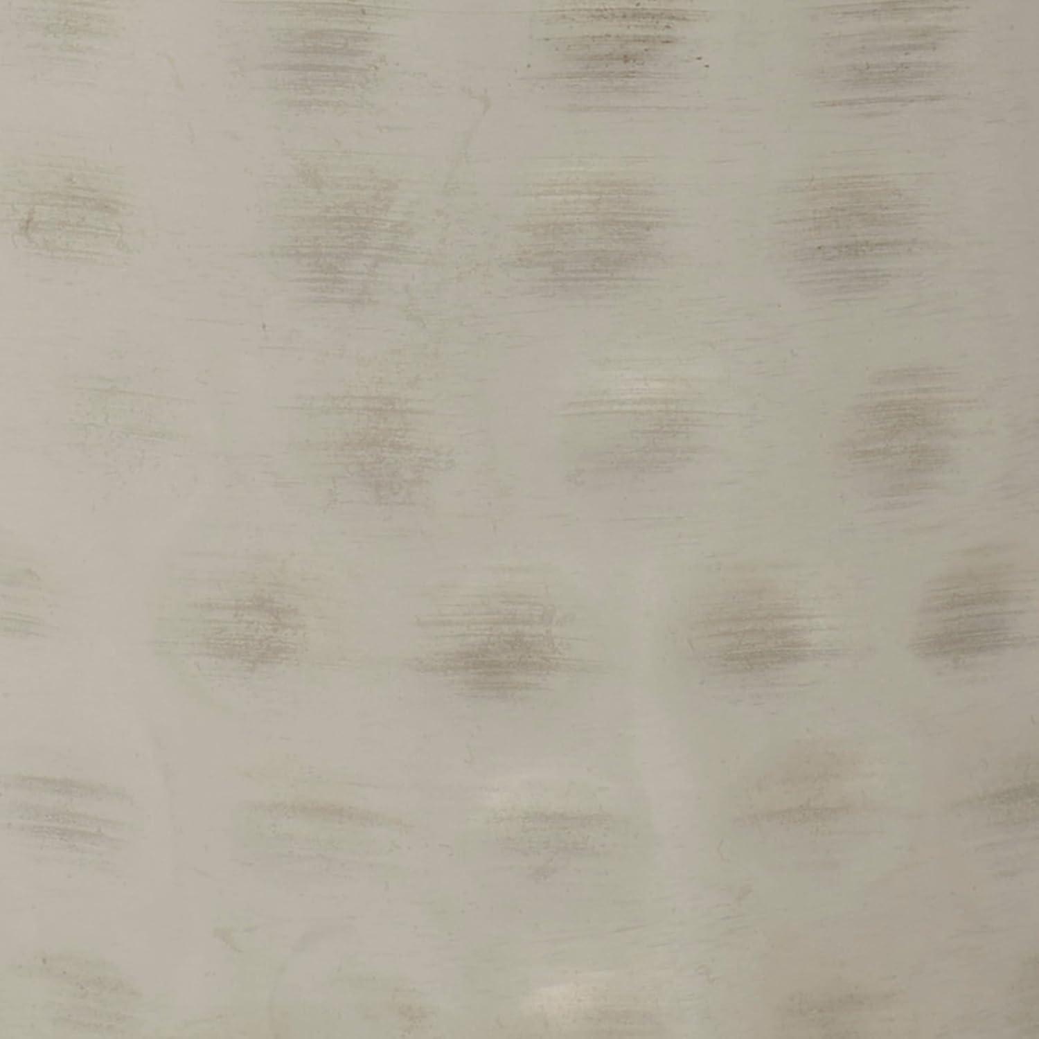 World Menagerie Lee Metal Hammered Silver Decorative Jars with Wood Lid