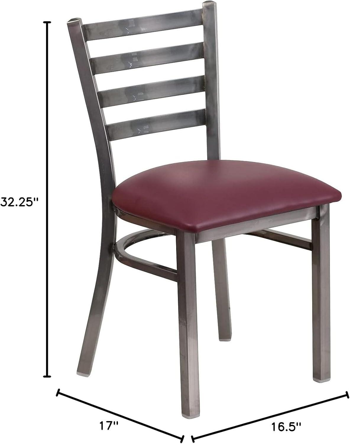 Kendall Ladder Back Metal Restaurant Chair