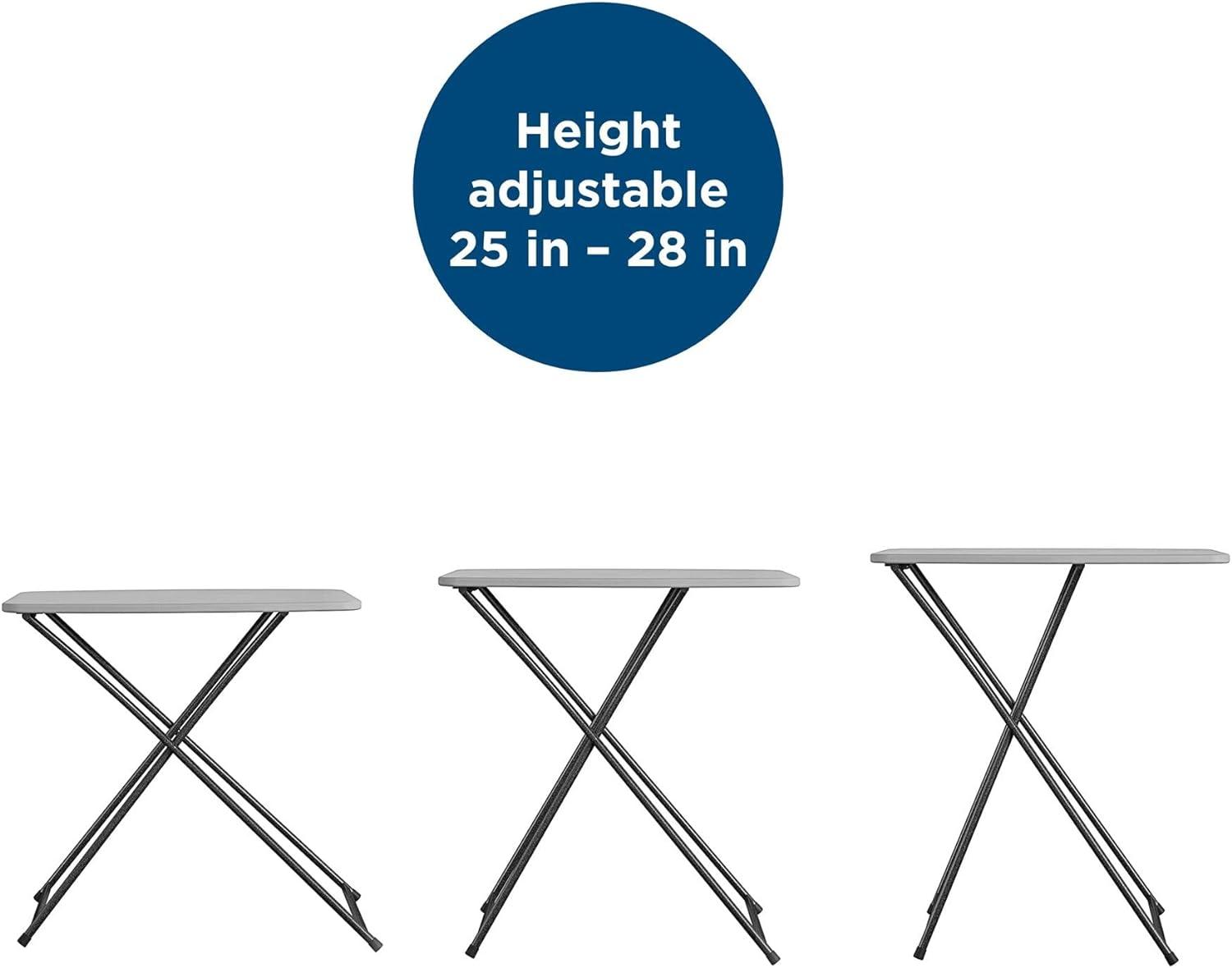 COSCO COSCO Personal Folding Activity Tables, Multi-Purpose, Adjustable Height (Set of 2)