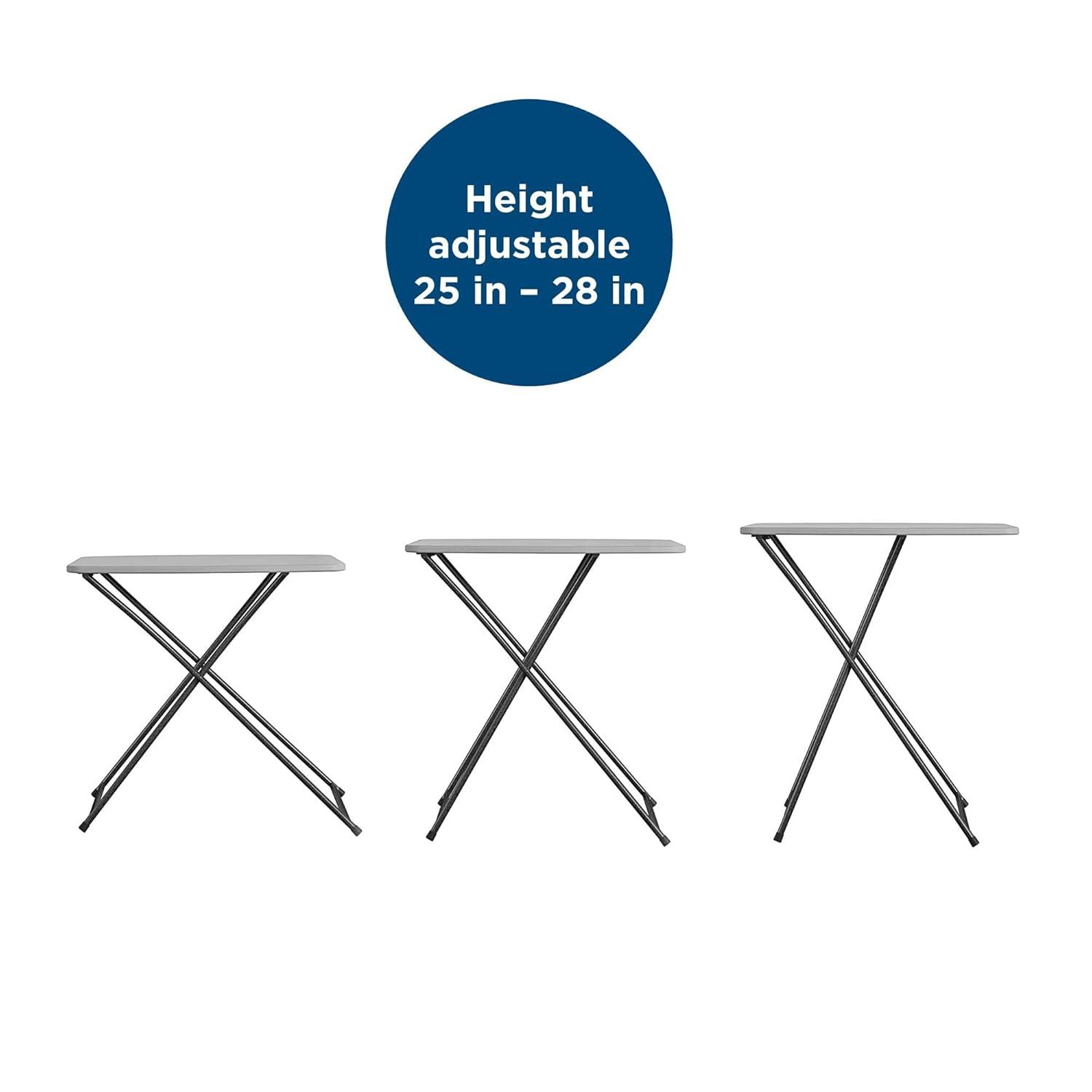 COSCO COSCO Personal Folding Activity Tables, Multi-Purpose, Adjustable Height (Set of 2)