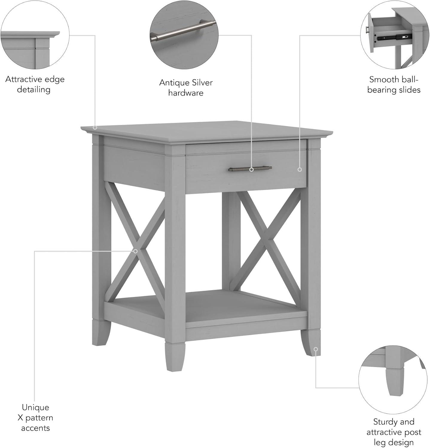 Laurel Foundry Modern Farmhouse® Huckins 1 - Drawer Nightstand