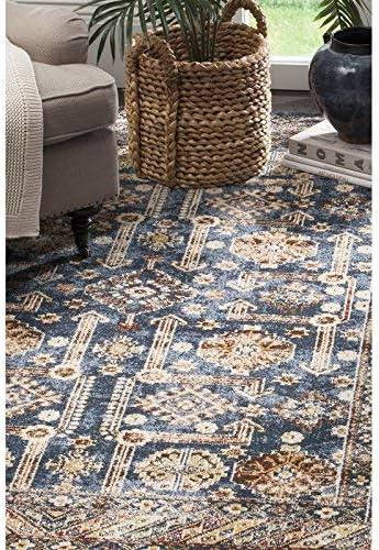 SAFAVIEH Bijar Johann Oriental Area Rug, Royal/Ivory, 3' x 5'