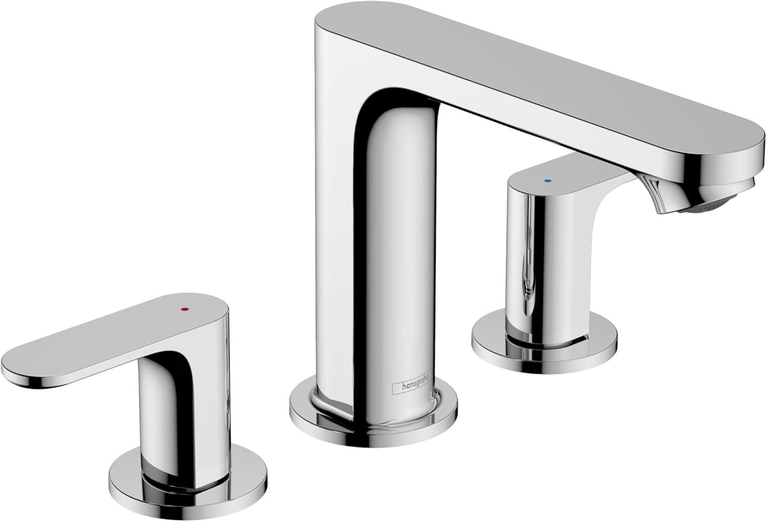 Rebris S Widespread Bathroom Faucet with Drain Assembly