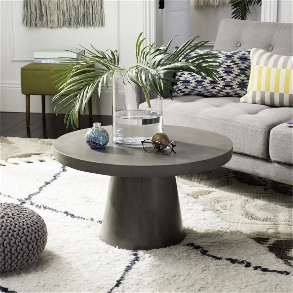 Delfia Coffee Table - Indoor/Outdoor - VNN1014 - Dark Grey - Safavieh