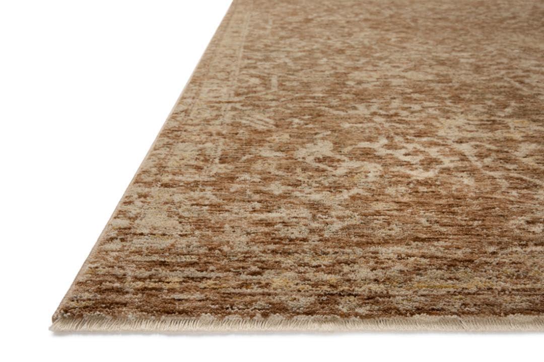 Junie I Rug Magnolia Home by Joanna Gaines x Loloi - Clay and Natural / 2'7" x 10' Runner