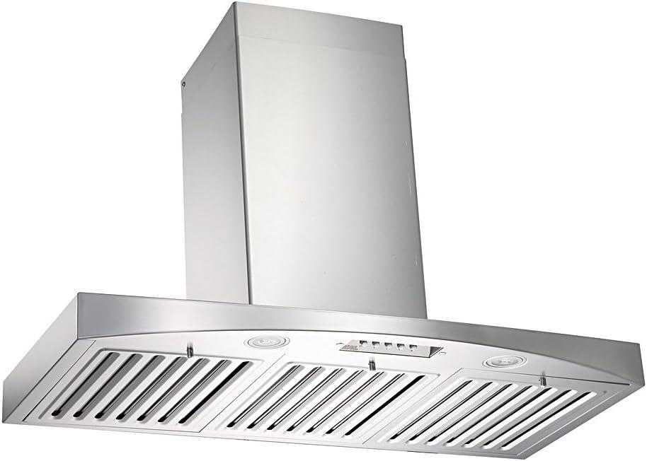 30-Inch Stainless Steel Wall Mounted Range Hood with LED Lights