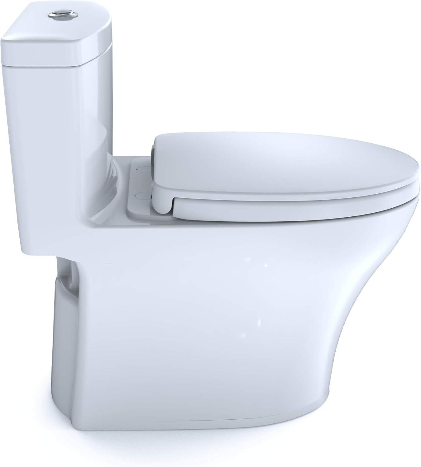 Aquia® Dual-Flush Elongated One-Piece Toilet with Tornado Flush (Seat Included)