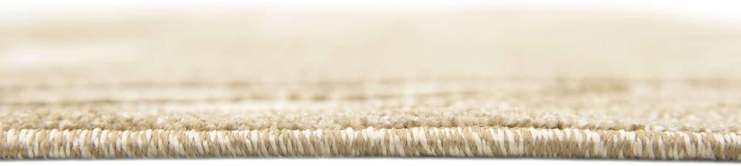 Unique Loom 7' 1 x 10' 0 Beige Outdoor Botanical Jacksonville Area Rug