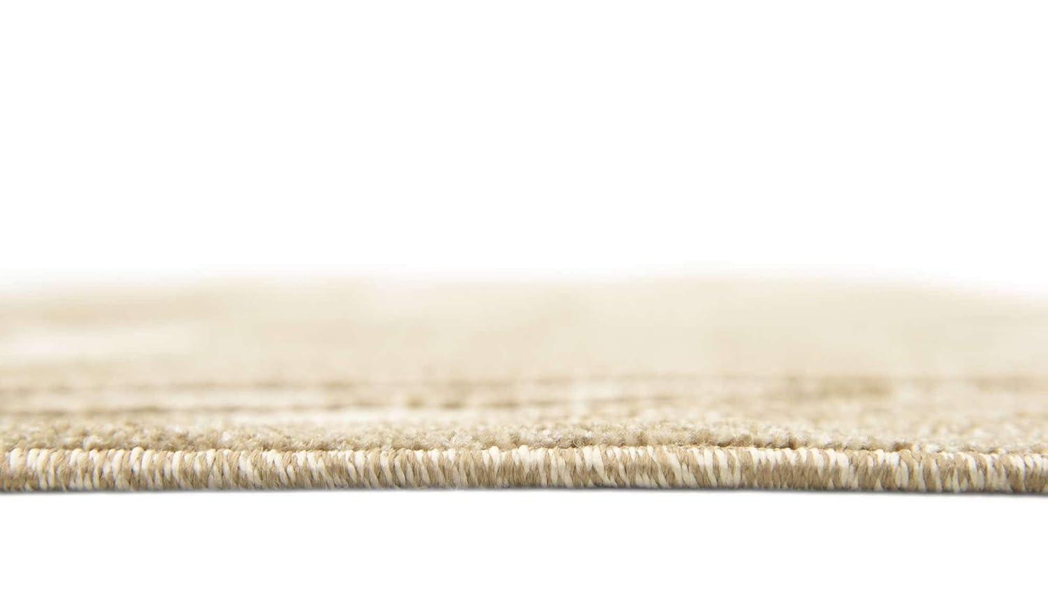 Unique Loom 7' 1 x 10' 0 Beige Outdoor Botanical Jacksonville Area Rug