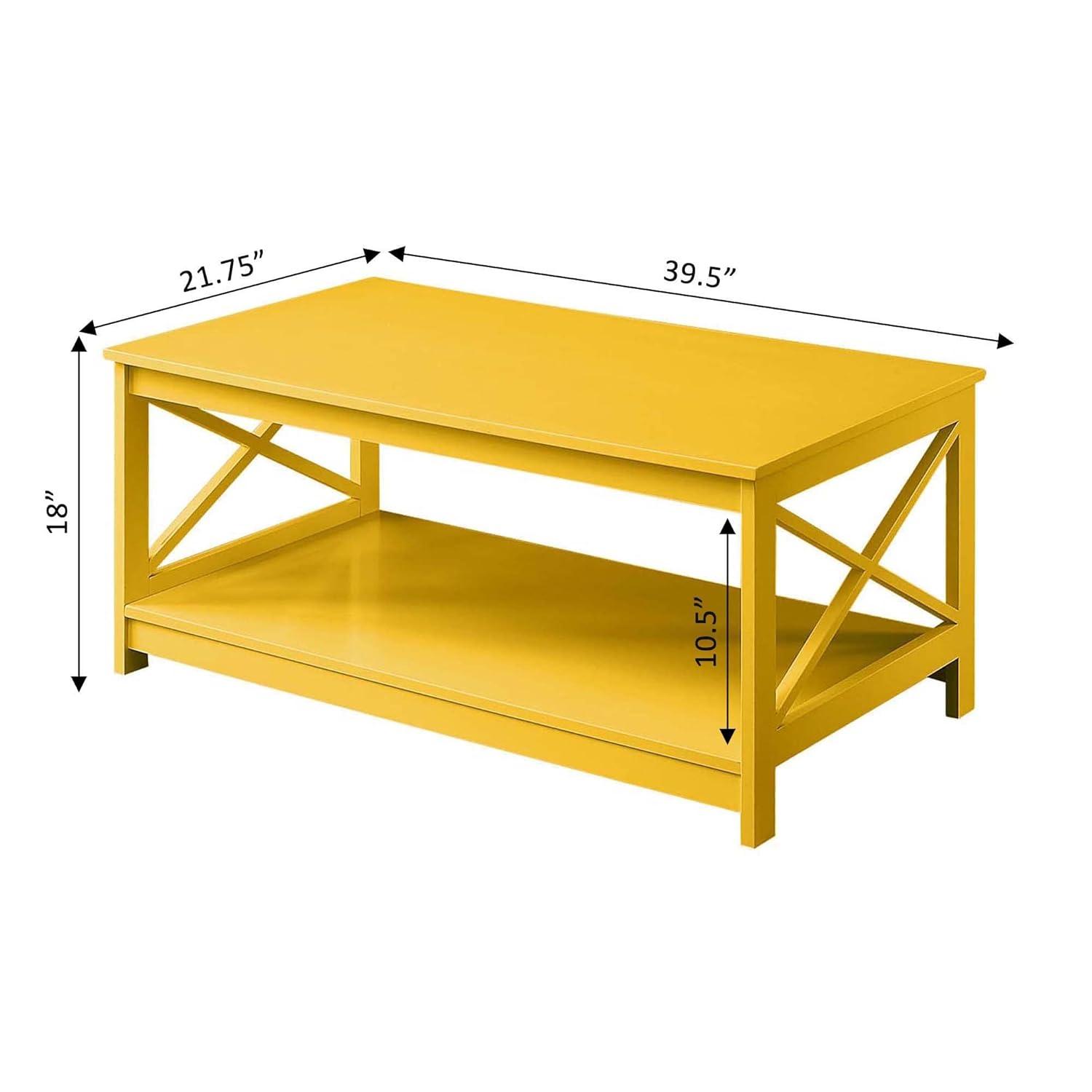 Convenience Concepts Oxford Coffee Table, Multiple Colors
