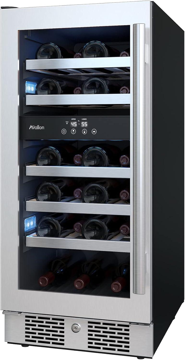 Avallon Avallon Dual Zone 15'' 23 Bottle Wine Refrigerator