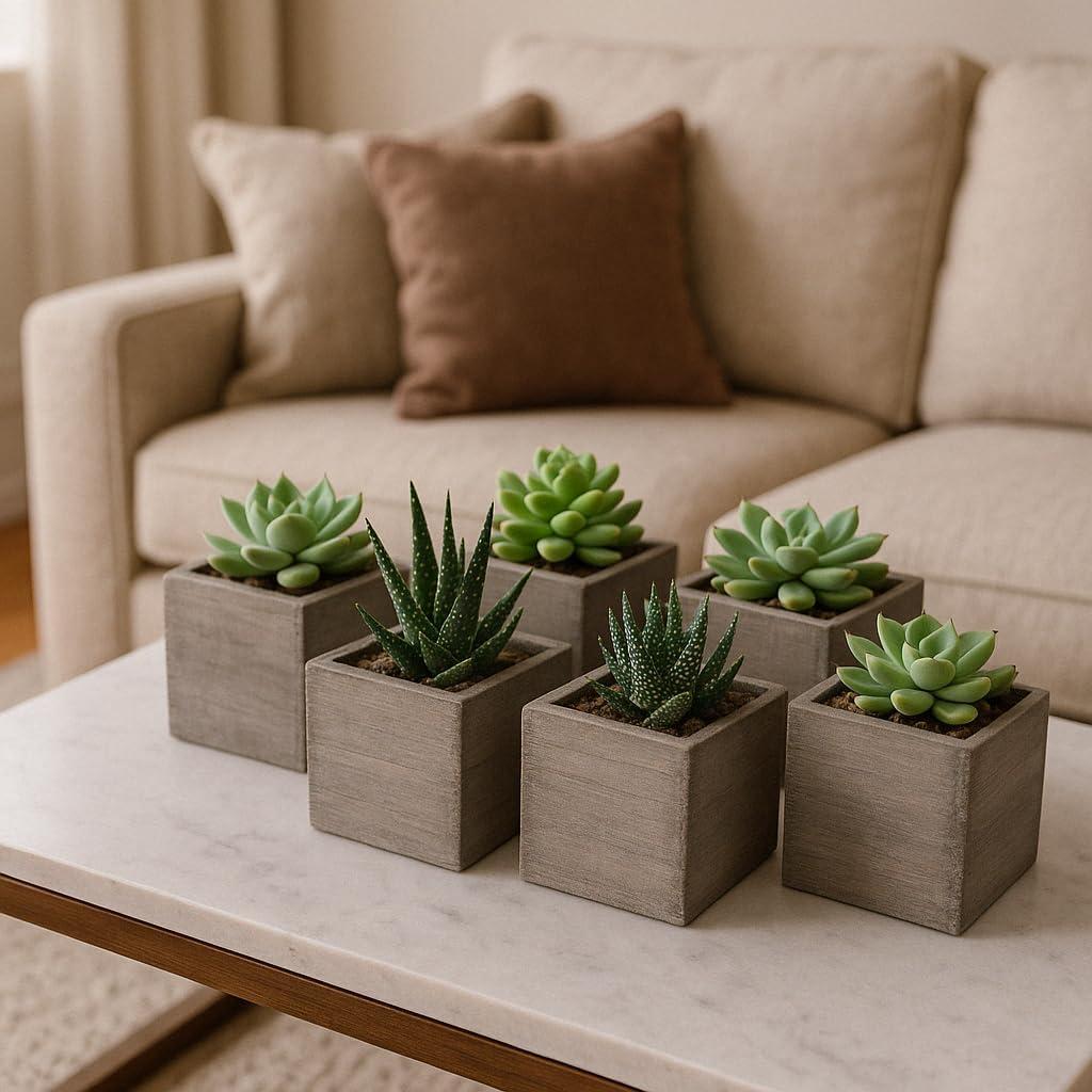 Union Rustic Gritton Wood Table Vase (Set of 6)