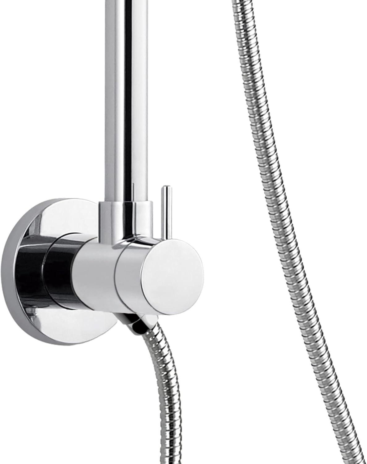 Seabreeze 1.8 GPM Rain Shower Head with Handshower