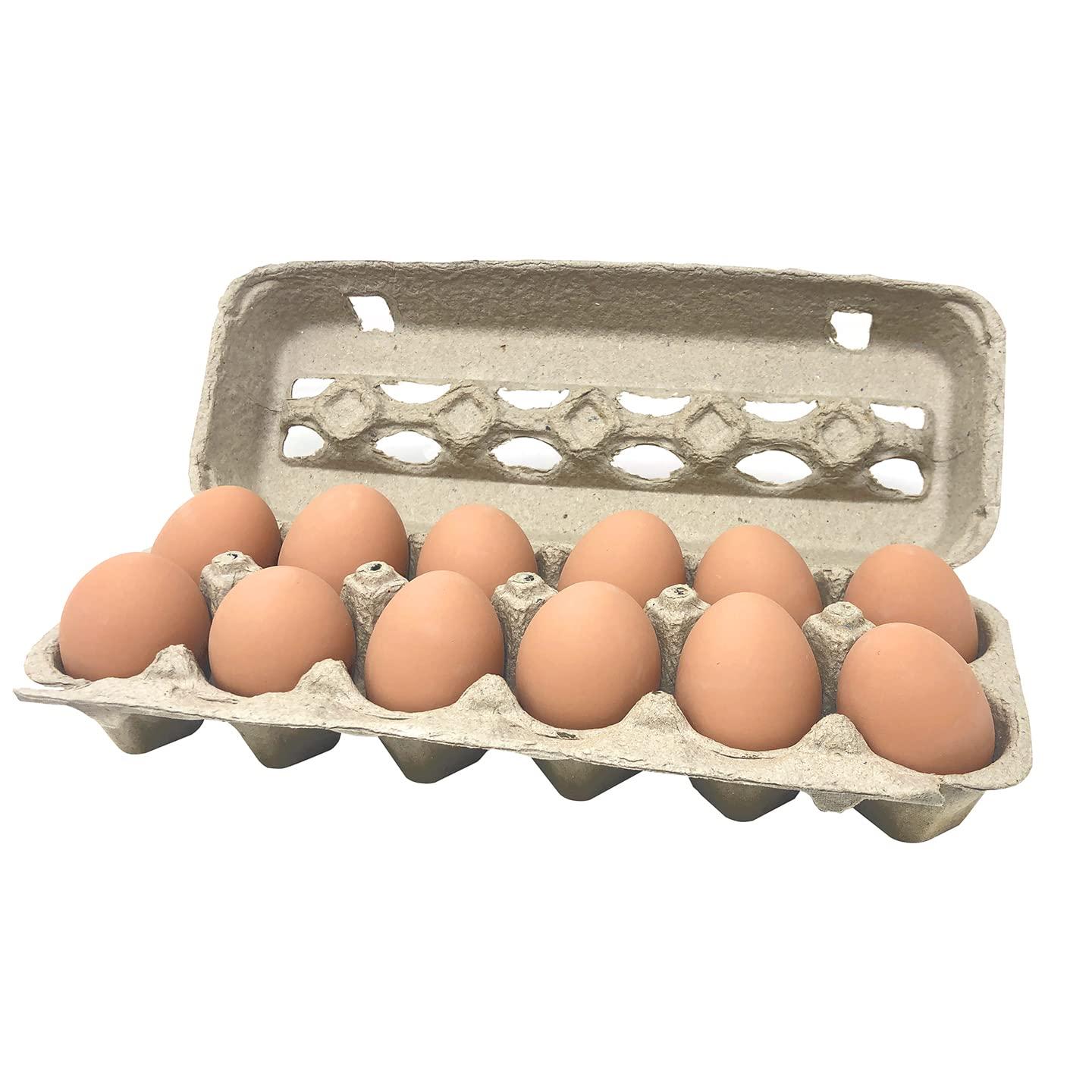 Pecking Order Cardboard Egg Carton 12-pack Dozen Cardboard Egg carton