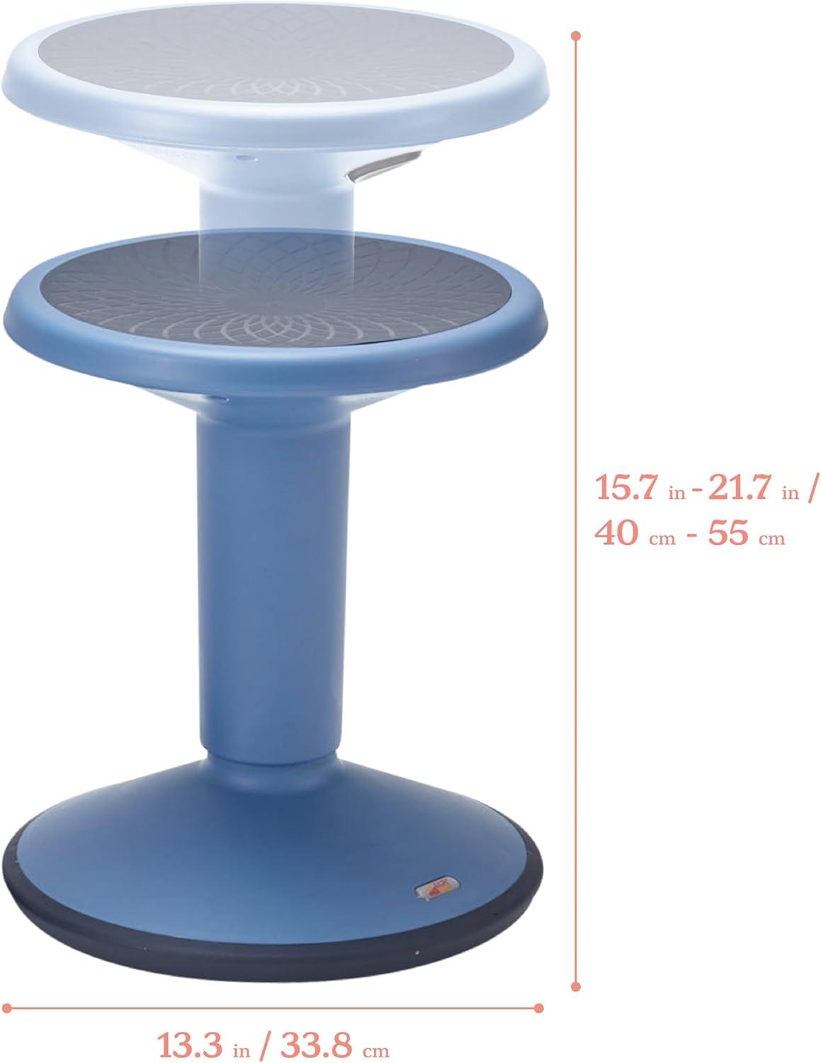 ECR4Kids ECR4Kids SitWell Wobble Stool, Adjustable Height, Active Seating