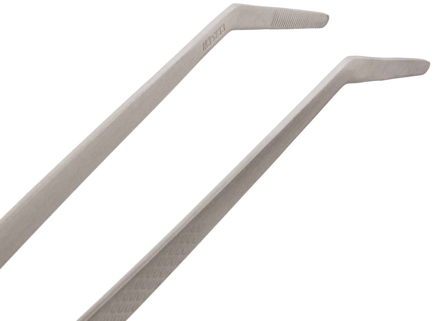 Mercer Culinary Straight Precision Plus Chef Plating Tong, 11-3/4 Inch, Stainless