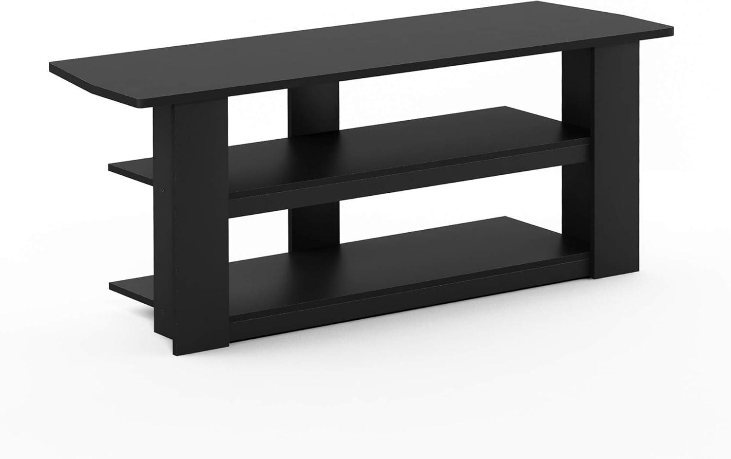 Furinno Parsons 42" Black Entertainment Center