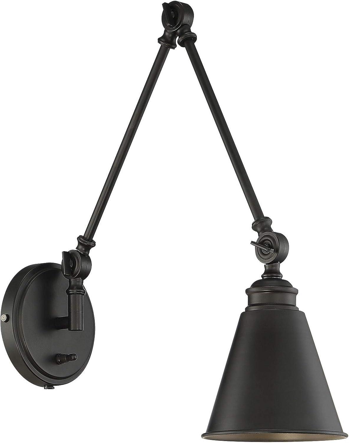 Savoy House Morland 1 - Light Swing Arm Lamp in  Matte Black