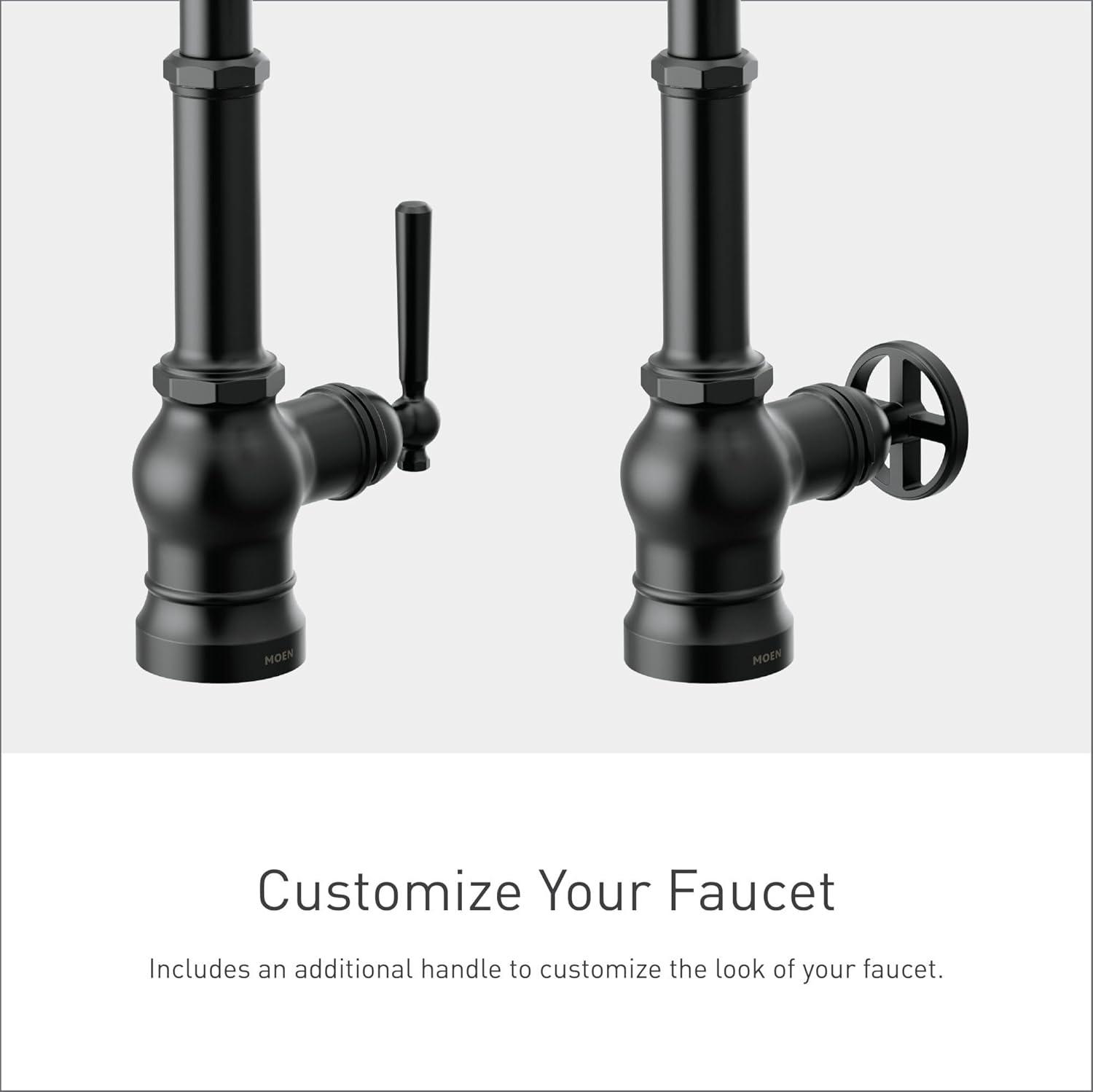 Peterson One-Handle Pull Down Single Handle Kitchen Faucet with Power Boost