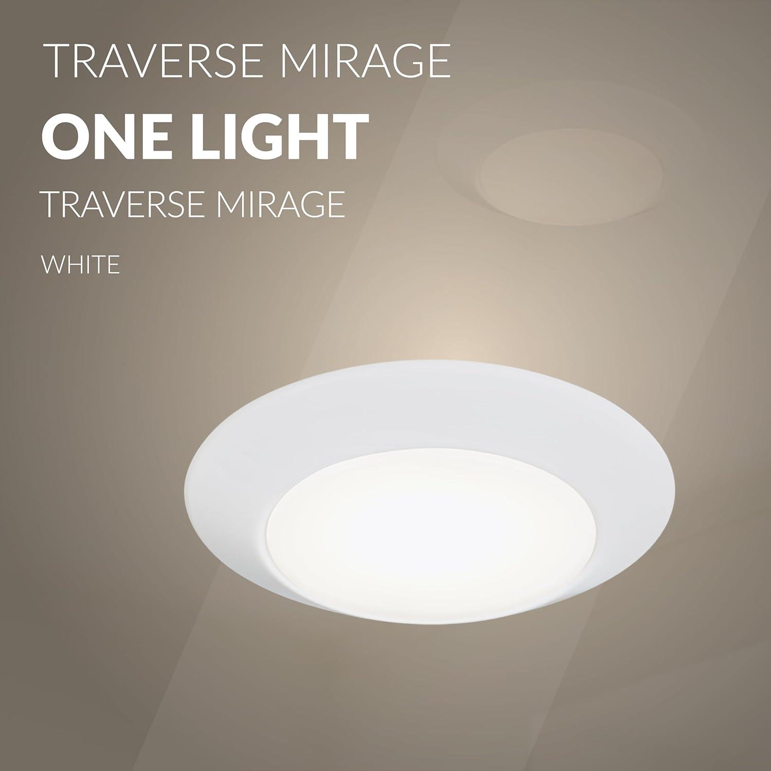 White Frosted Polycarbonate LED Recessed Light Fixture