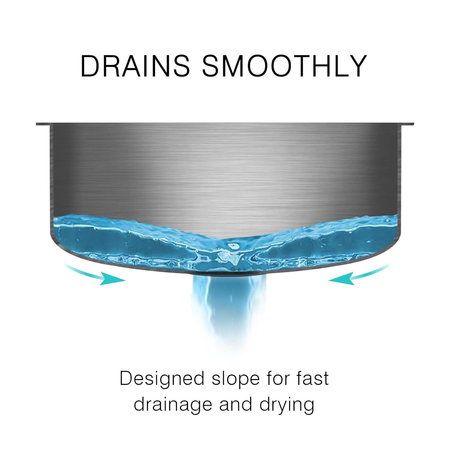 JASSFERRY Undermount Kitchen Sink Single Bowl 32 Inch, 32", 16-gauge Stainless Steel