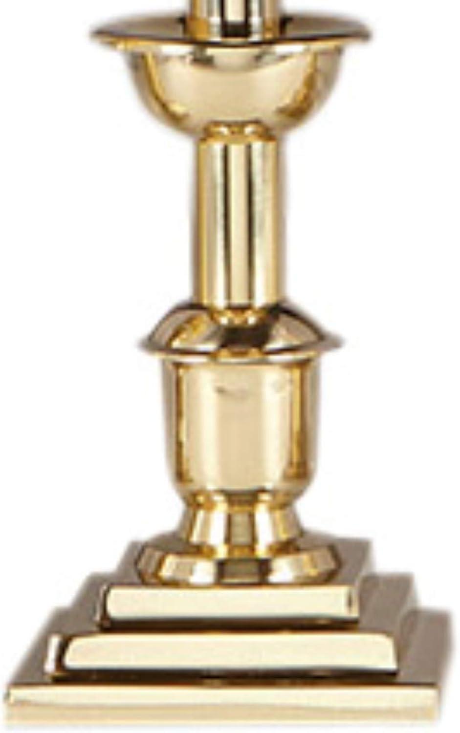 Sudbury Brass Classic Altar Candlestick Holders, 7 1/2 Inch, Pack of 2