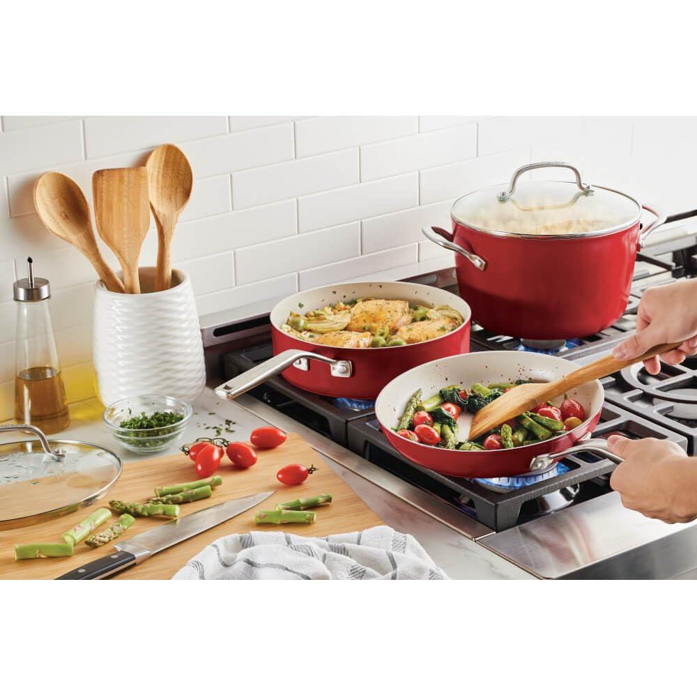 KitchenAid® KitchenAid Hard Anodized Ceramic Nonstick Cookware Pots and Pans Set, 10 Piece