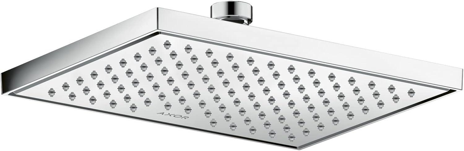 Chrome Square Wall Mounted Rain Shower Head