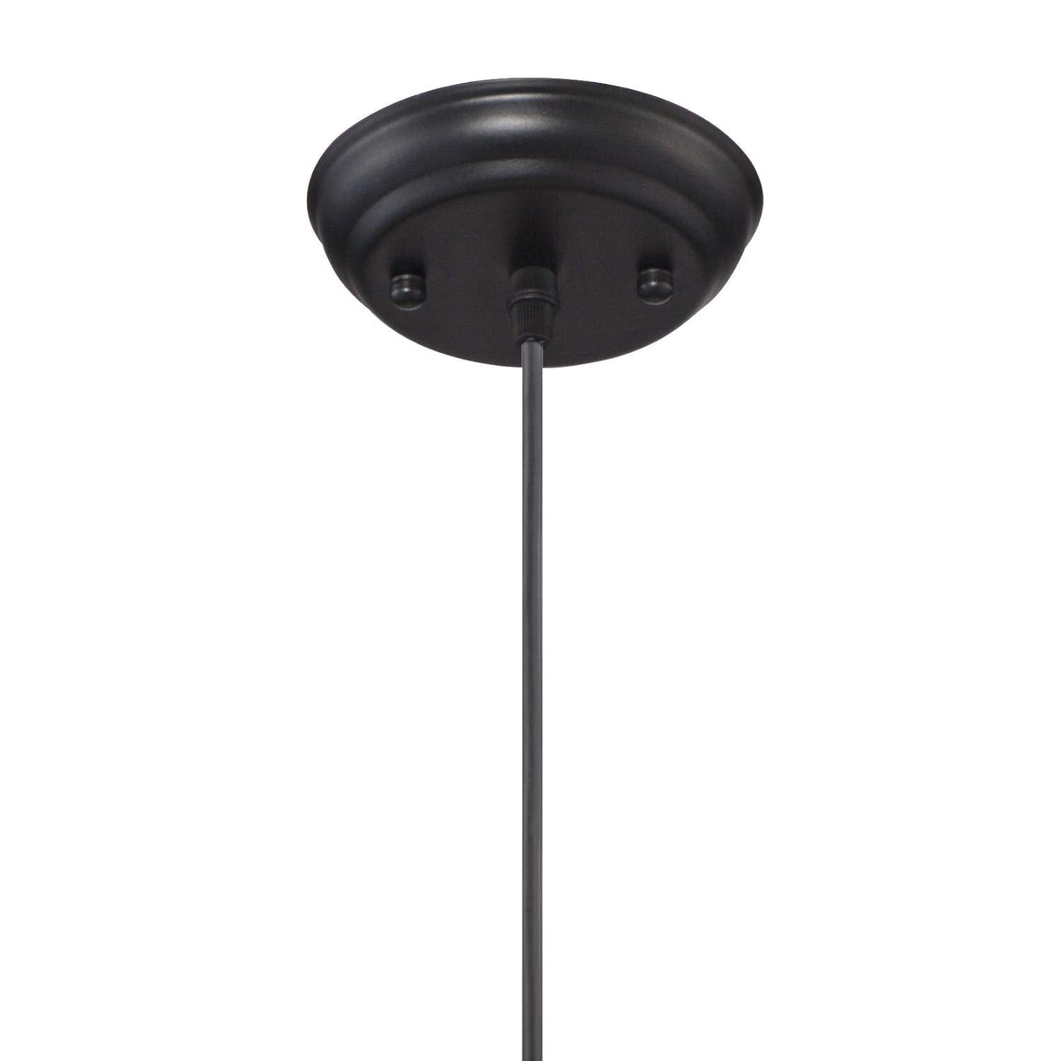 Possini Euro Design Felton Black Mini Pendant Light 12" Wide Farmhouse Rustic Rounded Shade for Dining Room Home Foyer Kitchen Island Entryway Bedroom