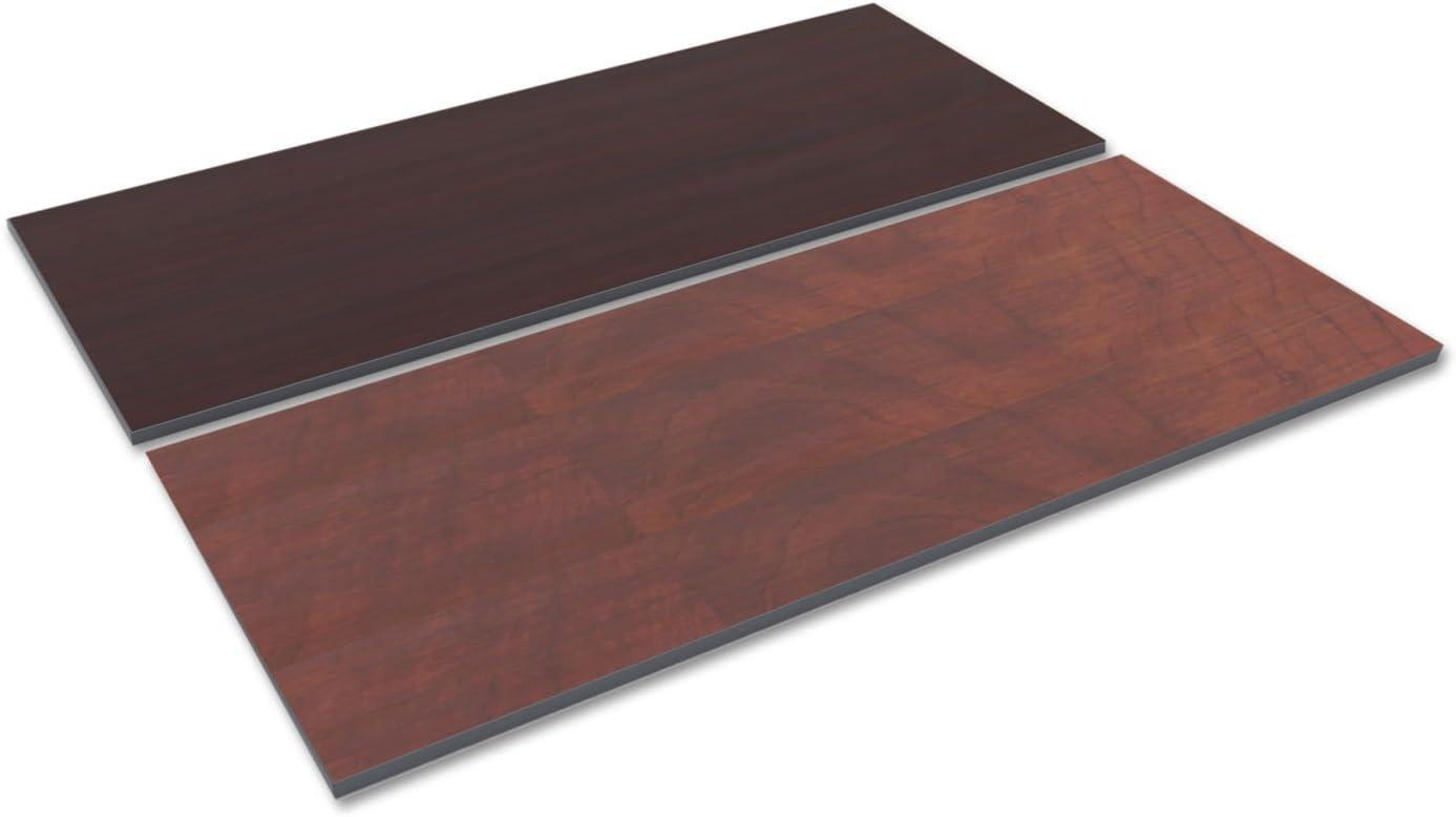 Reversible Medium Cherry and Mahogany Laminate Table Top