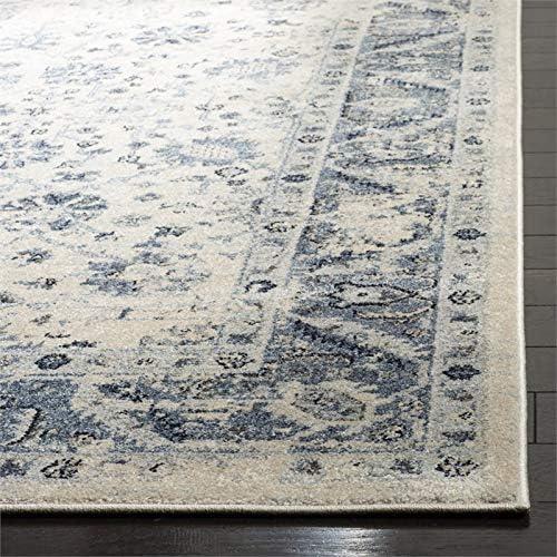 Charleston CHL413 Loomed Indoor Area Rug - Ivory/Blue - 8'x10' - Safavieh
