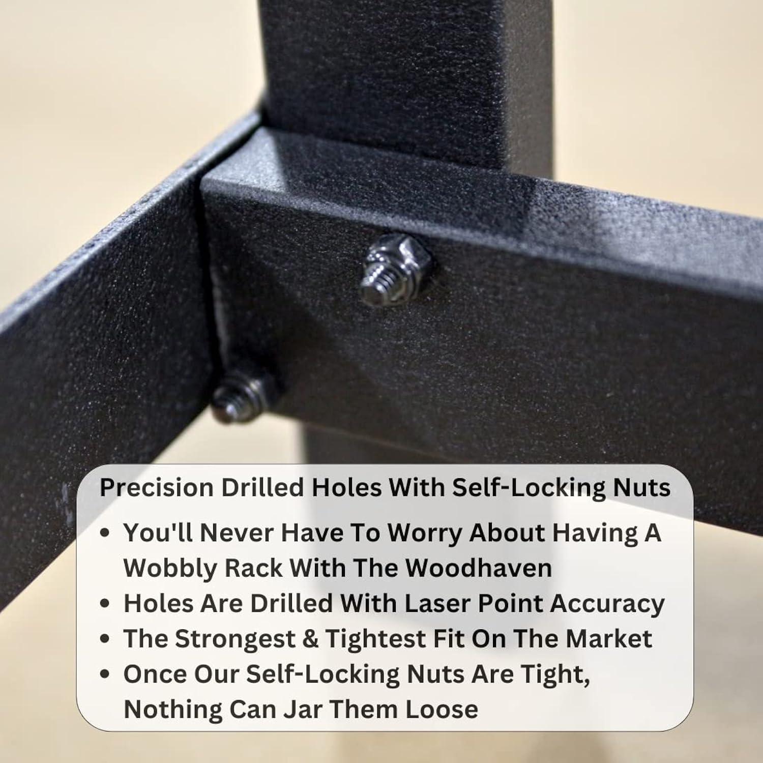 Woodhaven Metal Log Rack