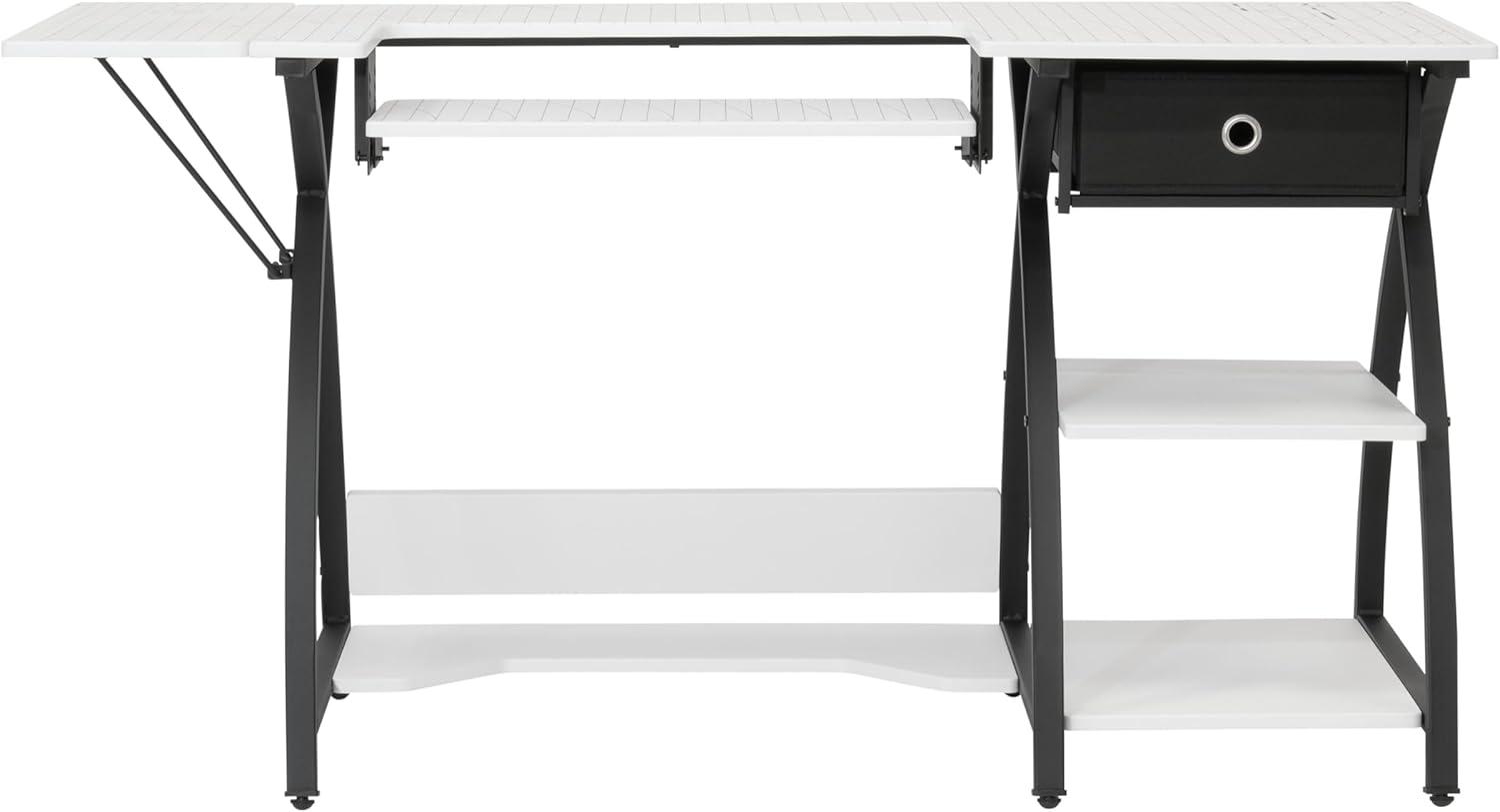 47.25'' x 23.5'' Sewing Table with Sewing Machine Platform