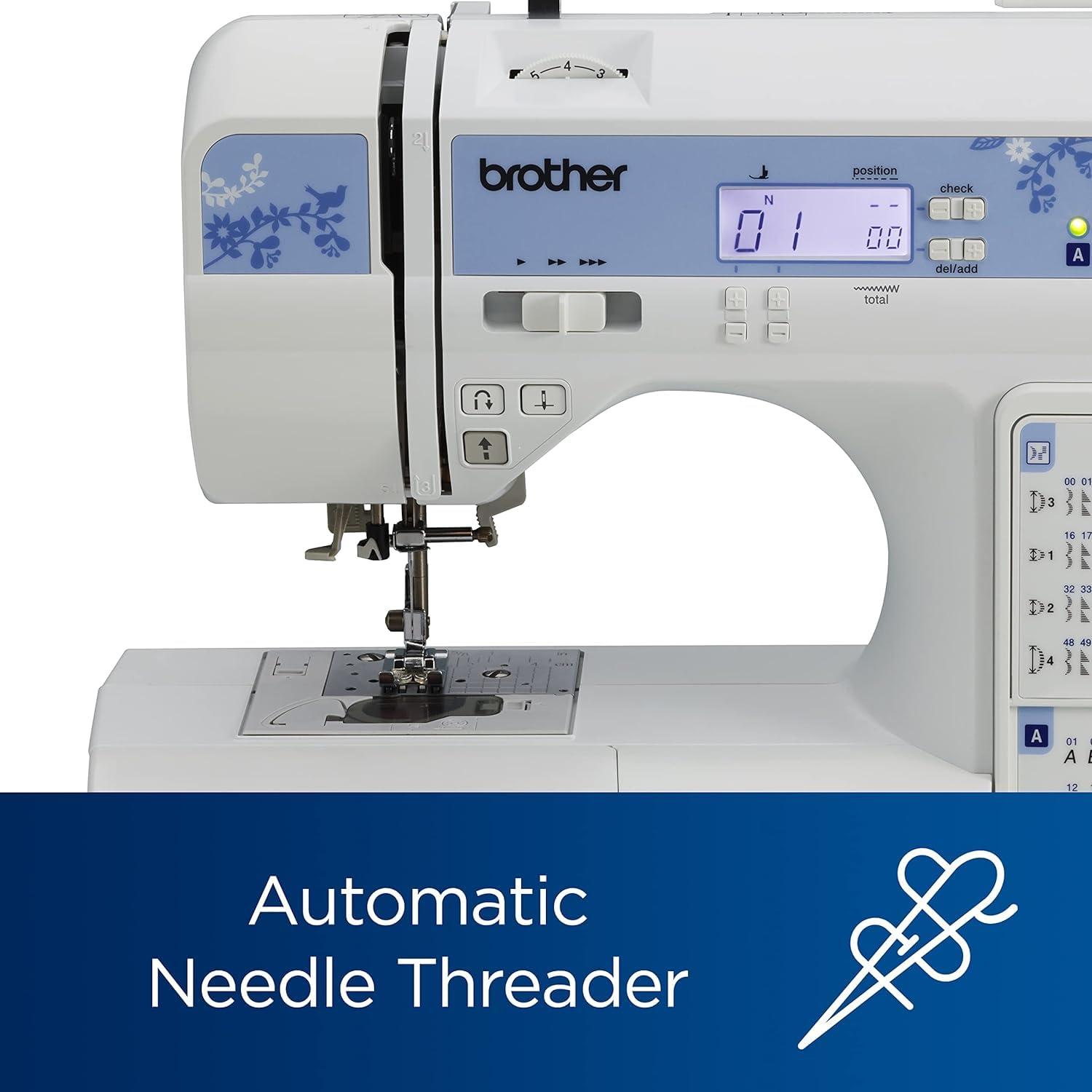Brother CS7205 150-Stitch Computerized Sewing Machine with Wide Table, Water-Soluble Stabilizer Included