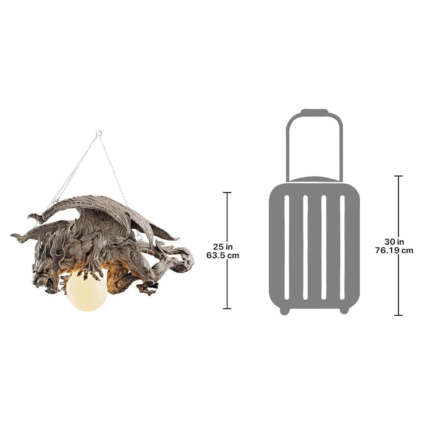 Nightfall Sculptural Gargoyle Pendant Chandelier