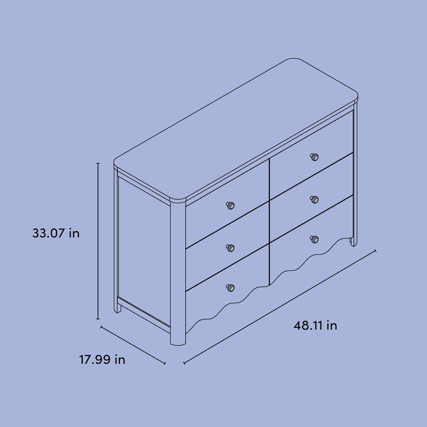 Casablanca 6 Drawer Dresser