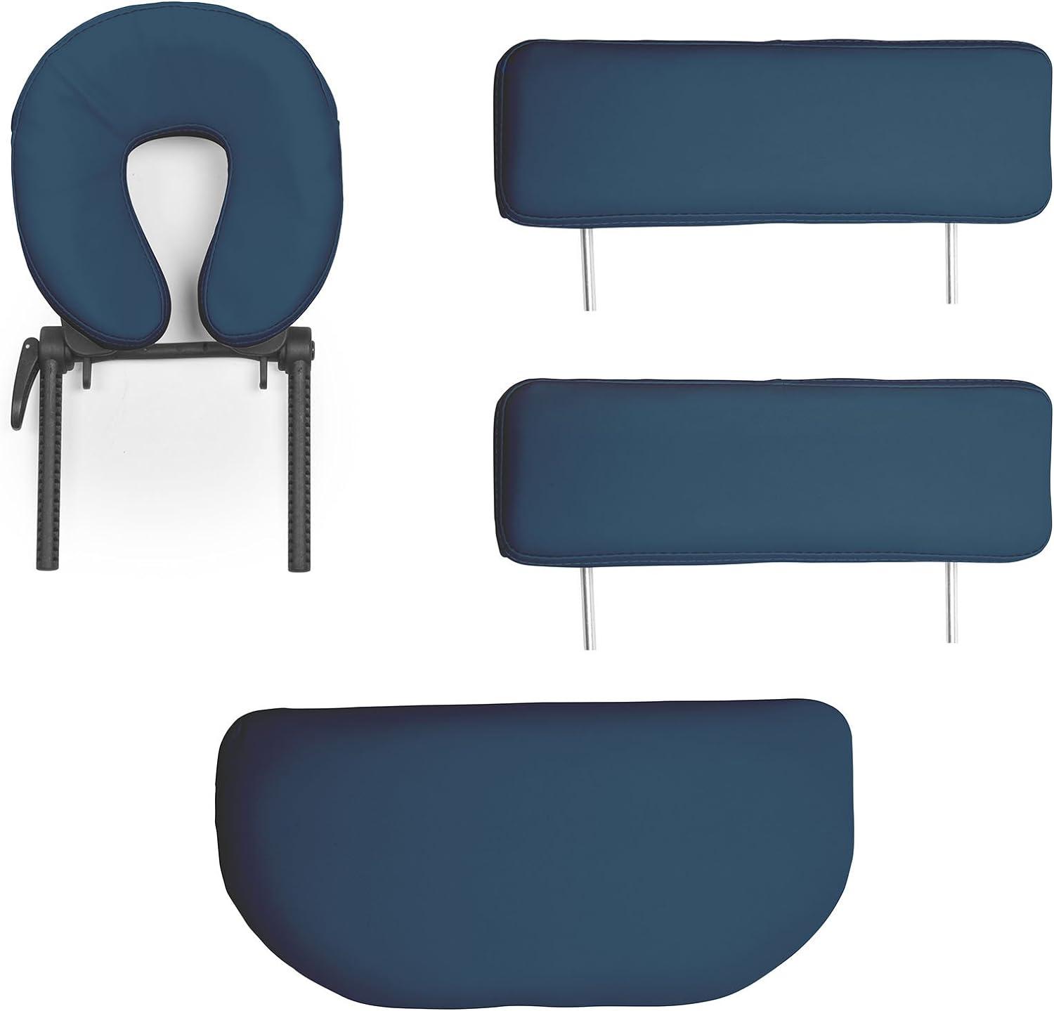 Saloniture Portable Professional Folding Massage Table with Carrying Case - Blue