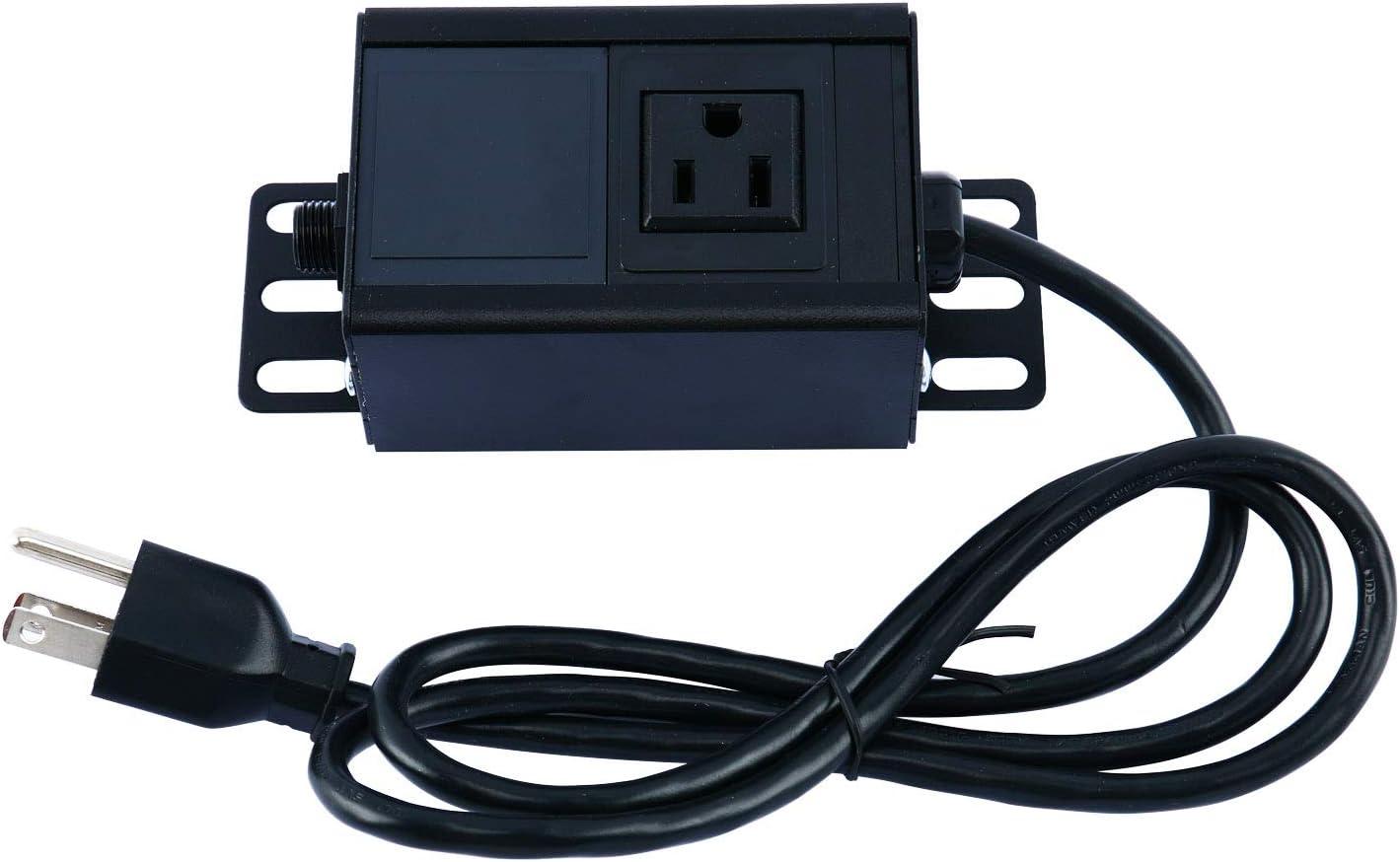 Sink Top Air Switch Kit, Garbage Disposal Air Switch Sink Top Button Single Outlet Single Control for Dishwasher