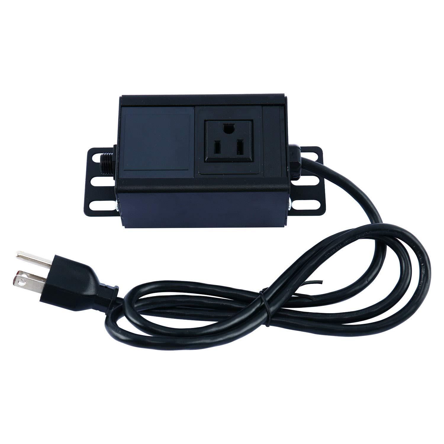 Sink Top Air Switch Kit, Garbage Disposal Air Switch Sink Top Button Single Outlet Single Control for Dishwasher