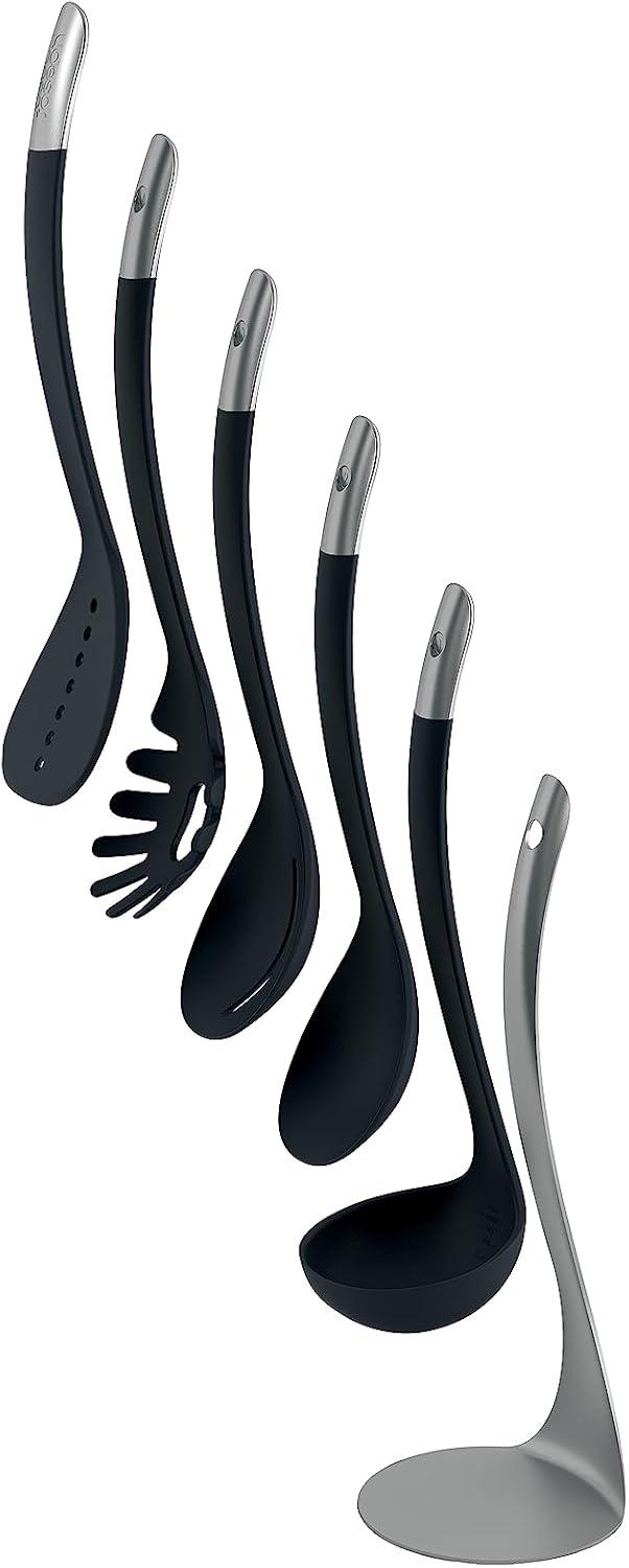 Joseph Joseph 5pc Stainless Steel Nest Magnetic Utensil Set with Stand