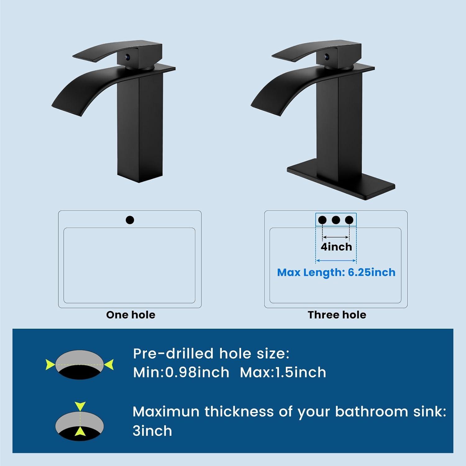 Single-Hole Single-handle Bathroom Faucet