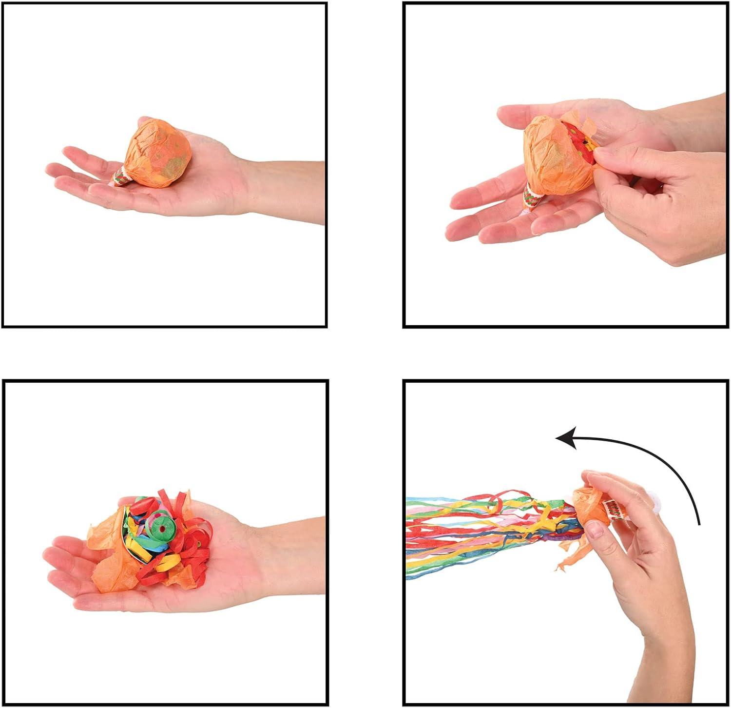 Beistle Handheld Party Streamer Bundles, (5/Pkg) Multicolored
